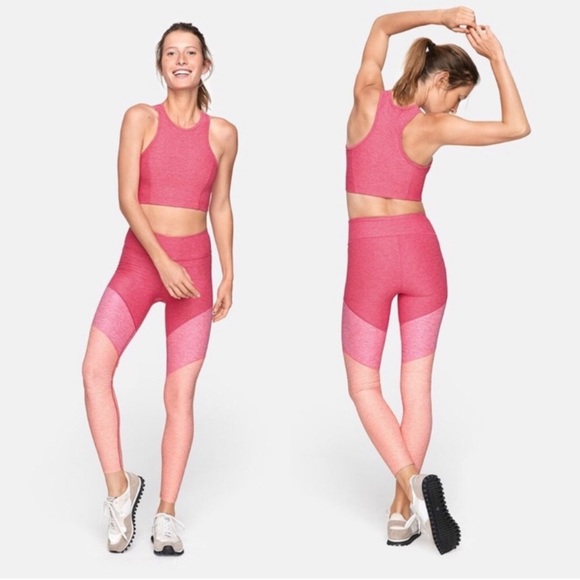 Outdoor Voices Pants - Outdoor Voices Paneled Colorblock Leggings Small Ankle length
